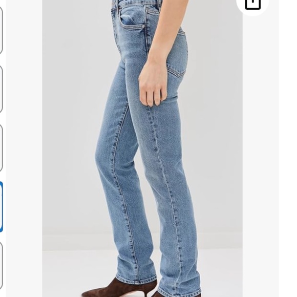 FRAME THE RULER HIGH RISE STRAIGHT LEG JEANS NWT - Picture 3 of 16